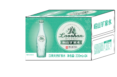 崂山1900矿泉水330ml×24