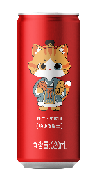 崂山可乐(纤体罐)(崂山猫道士版-枣砂仁高良姜猫)320ml×24