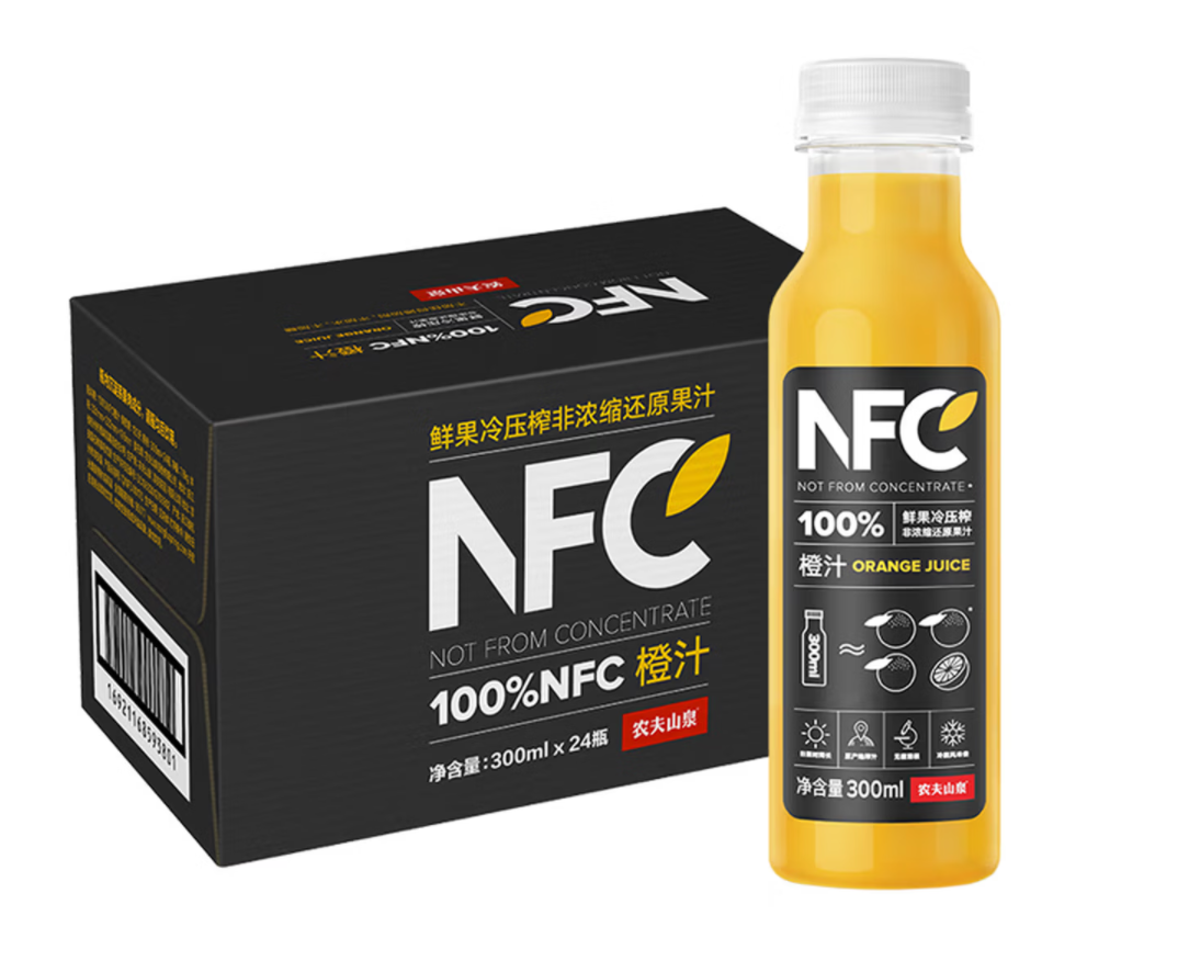农夫NFC橙汁300ml*24
