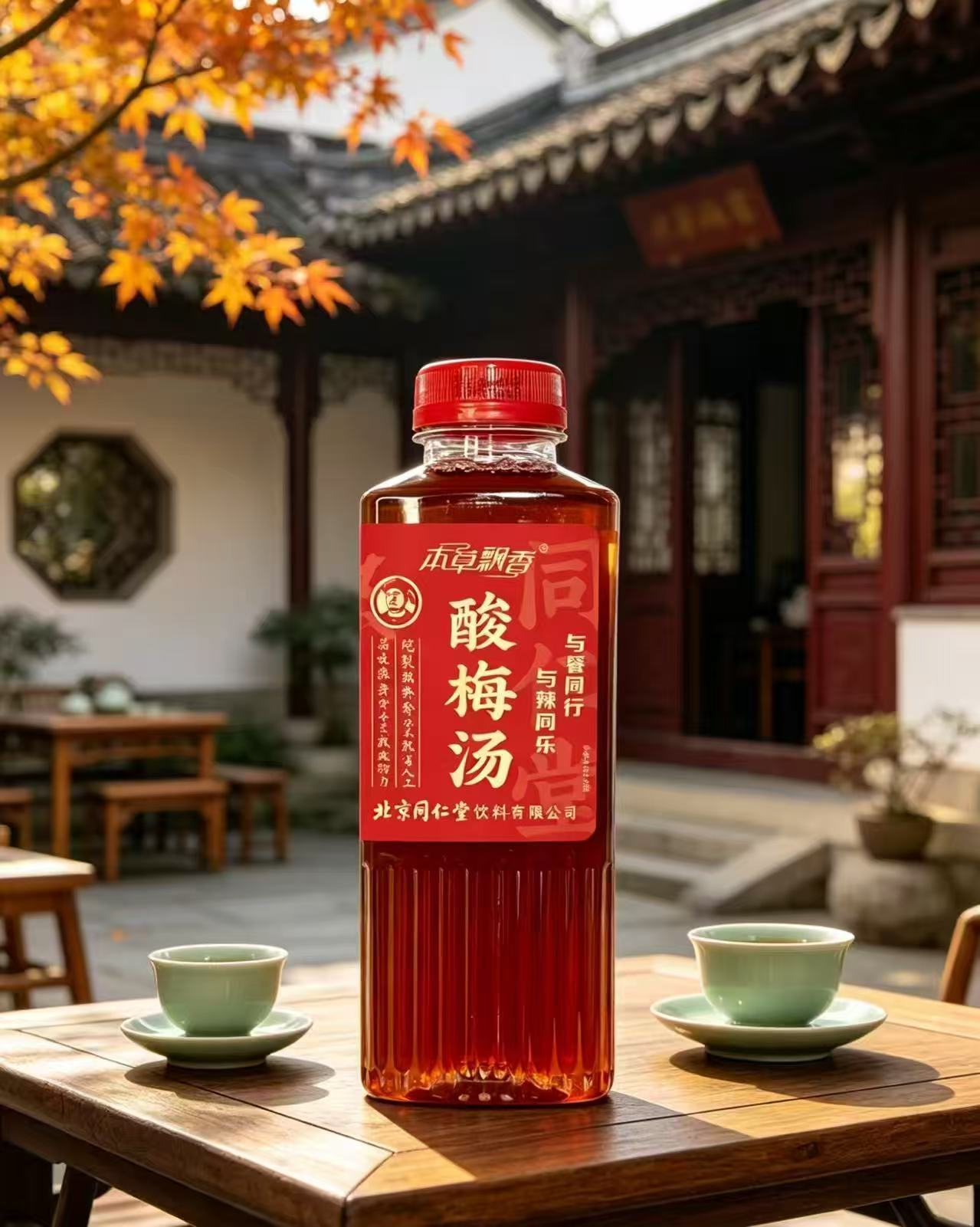 同仁堂酸梅汤500mL*15