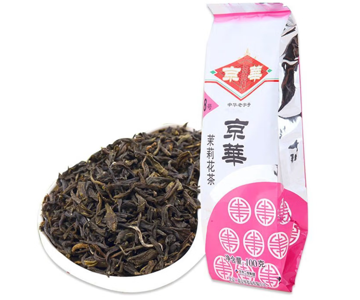 京华8号茉莉花茶100g