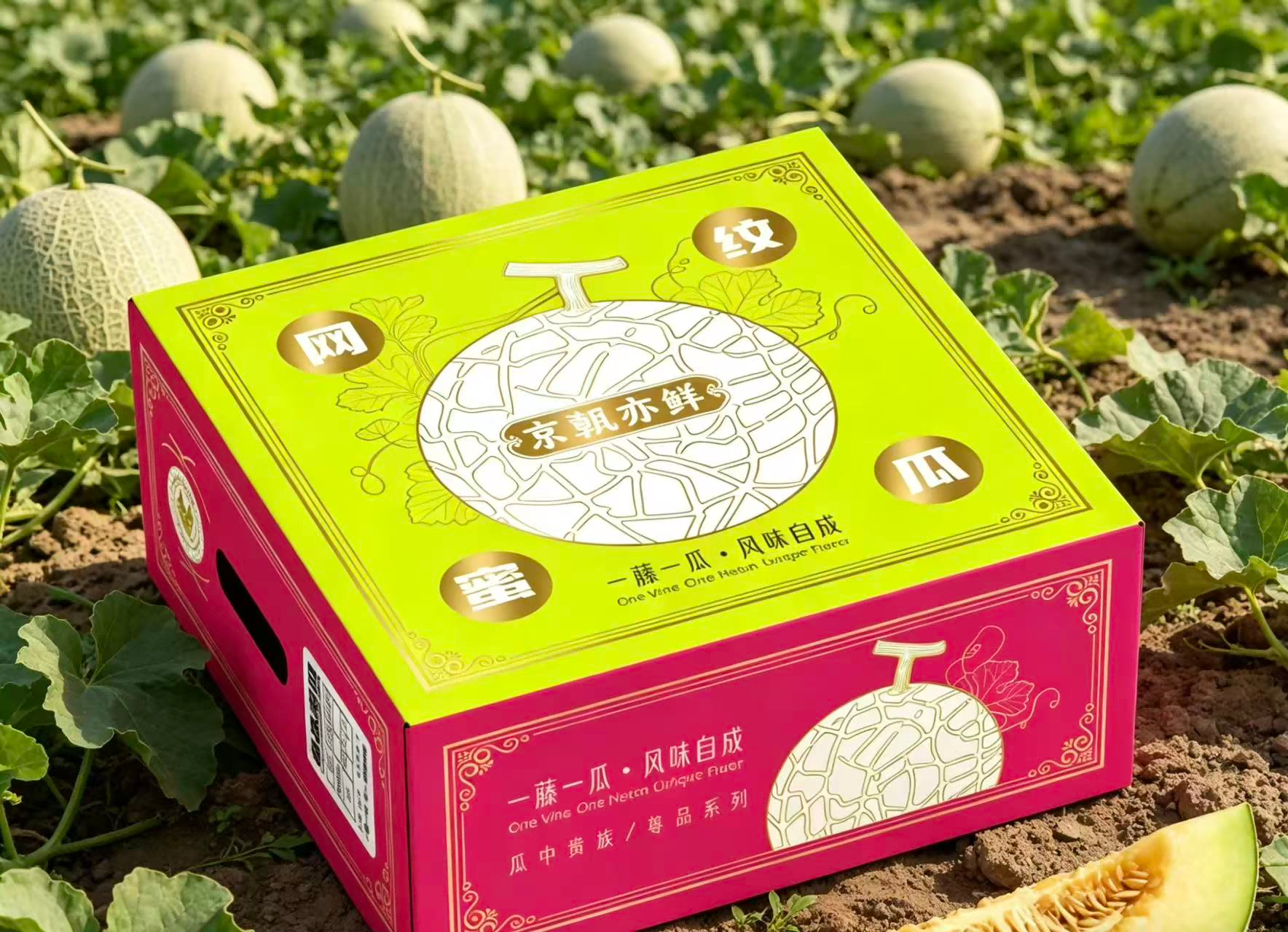 尊品网纹瓜-16斤