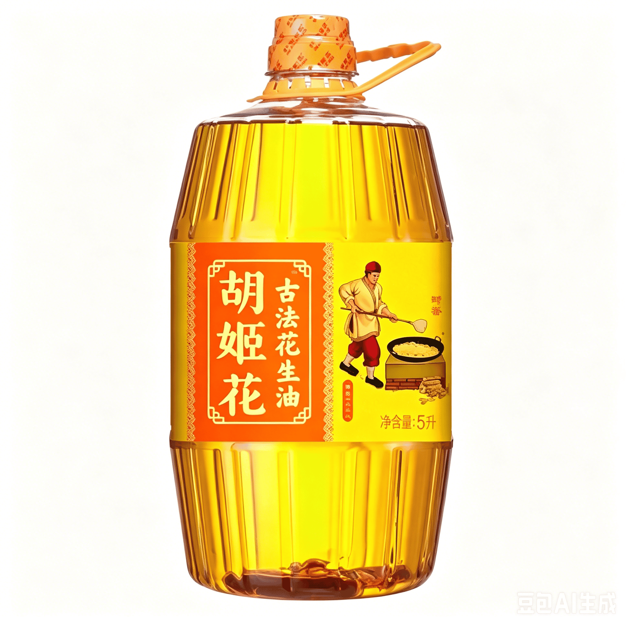 胡姬花古法花生油5L