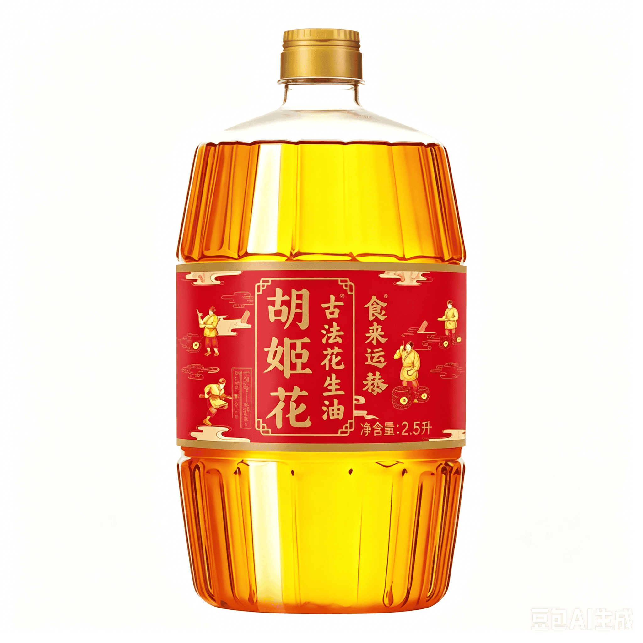 胡姬花食来运泰古法花生油2.5L