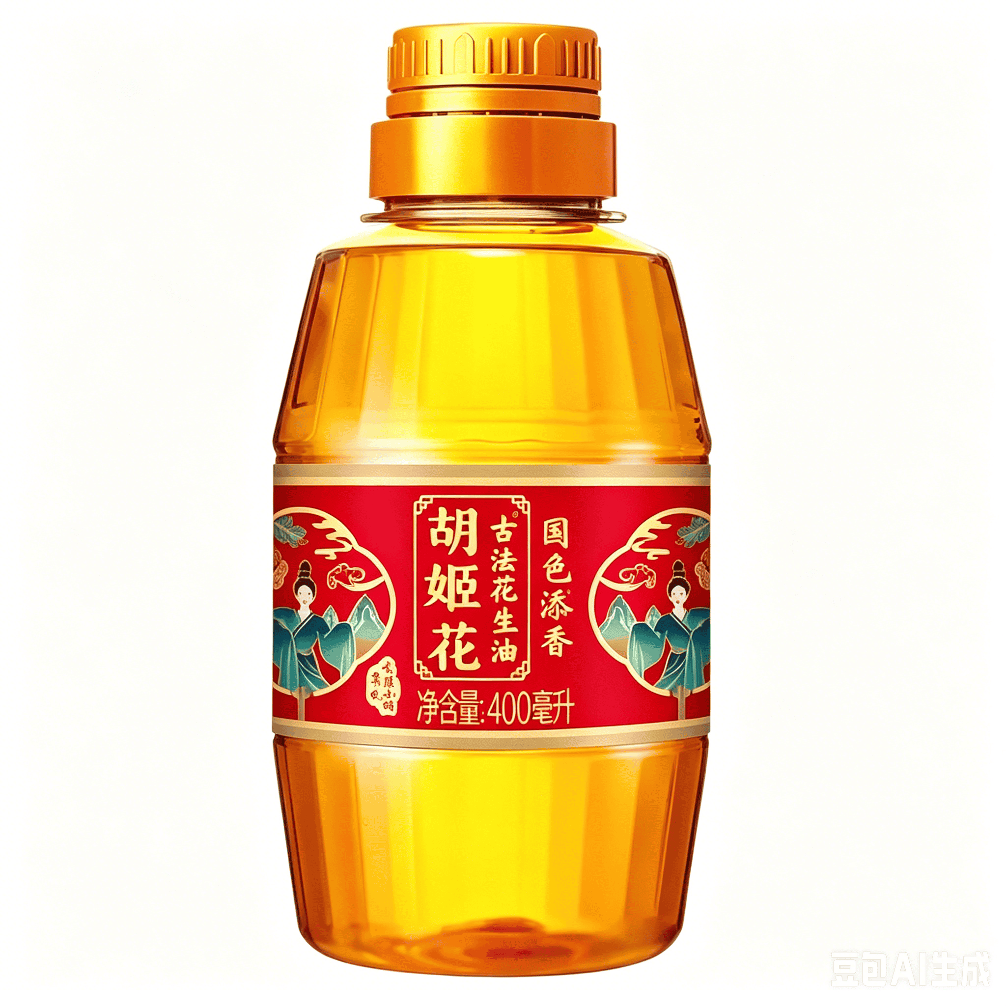 胡姬花国色添香古法花生油400ml