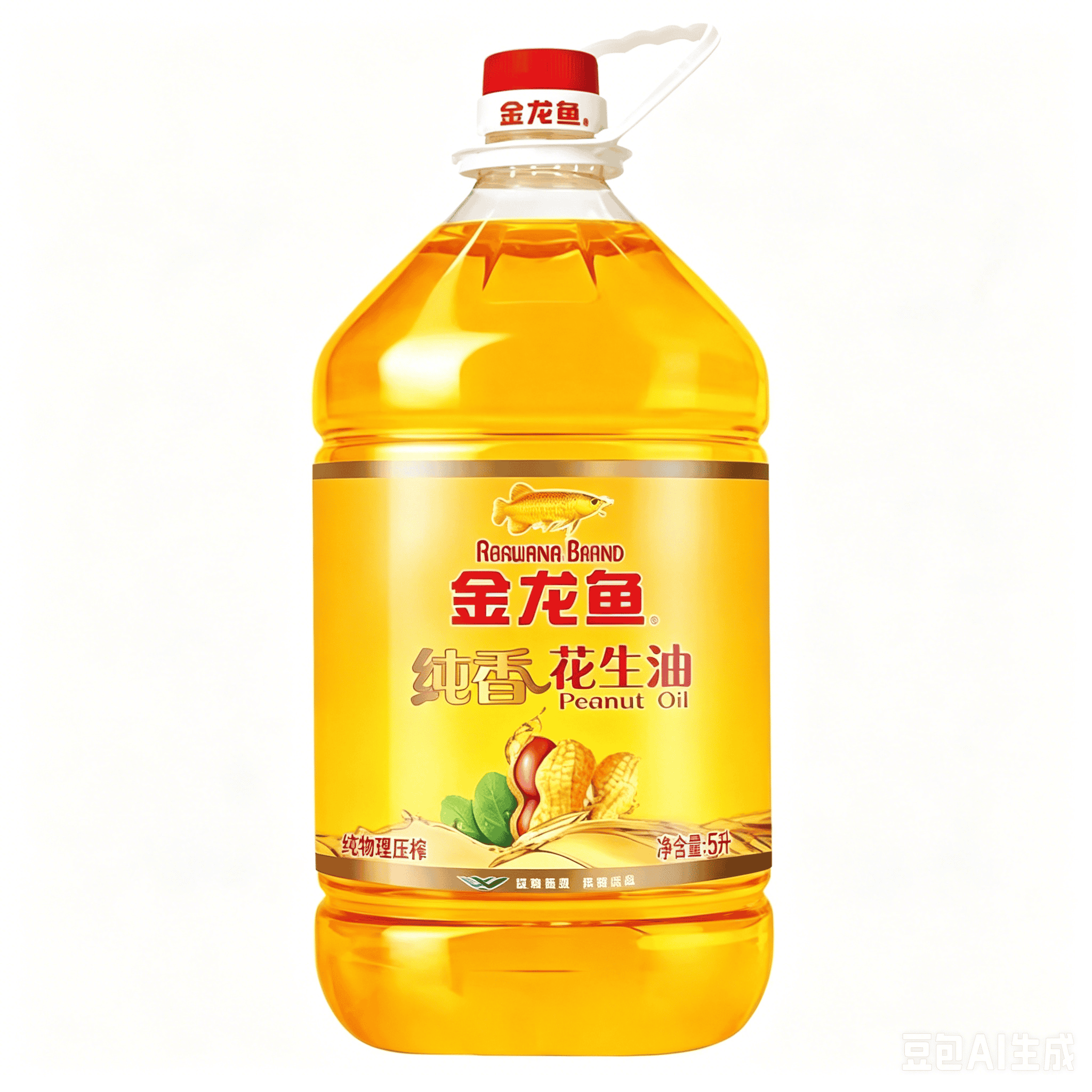 金龙鱼纯香花生油5L
