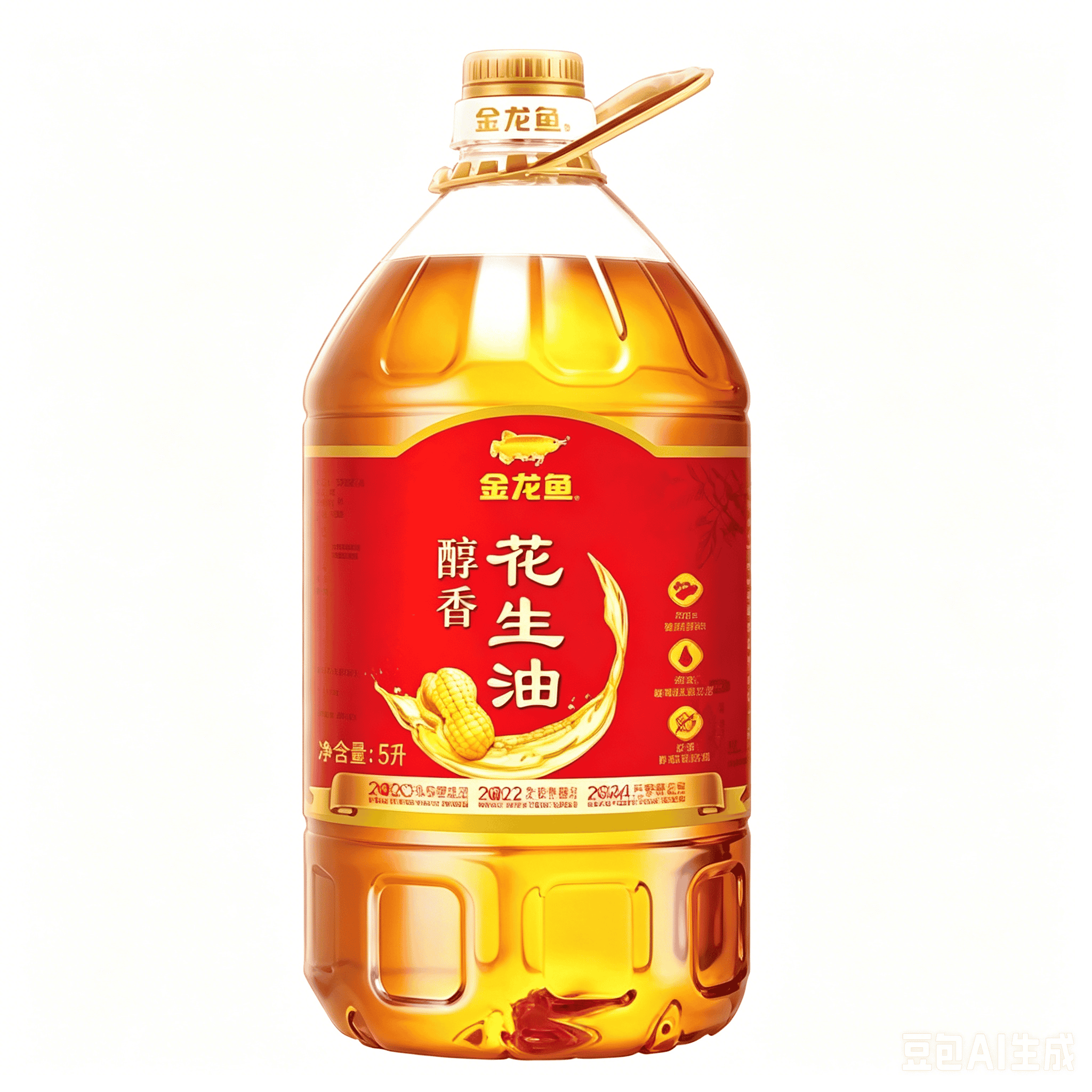 金龙鱼醇香花生油5L