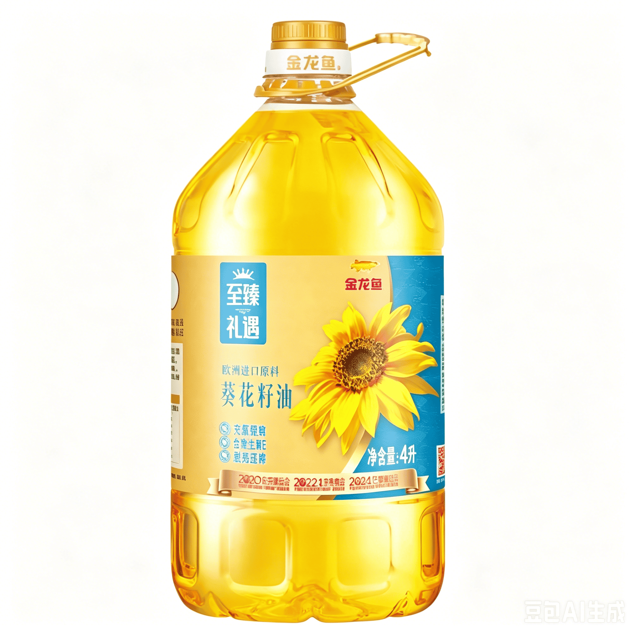 金龙鱼至臻礼遇葵花籽油4L