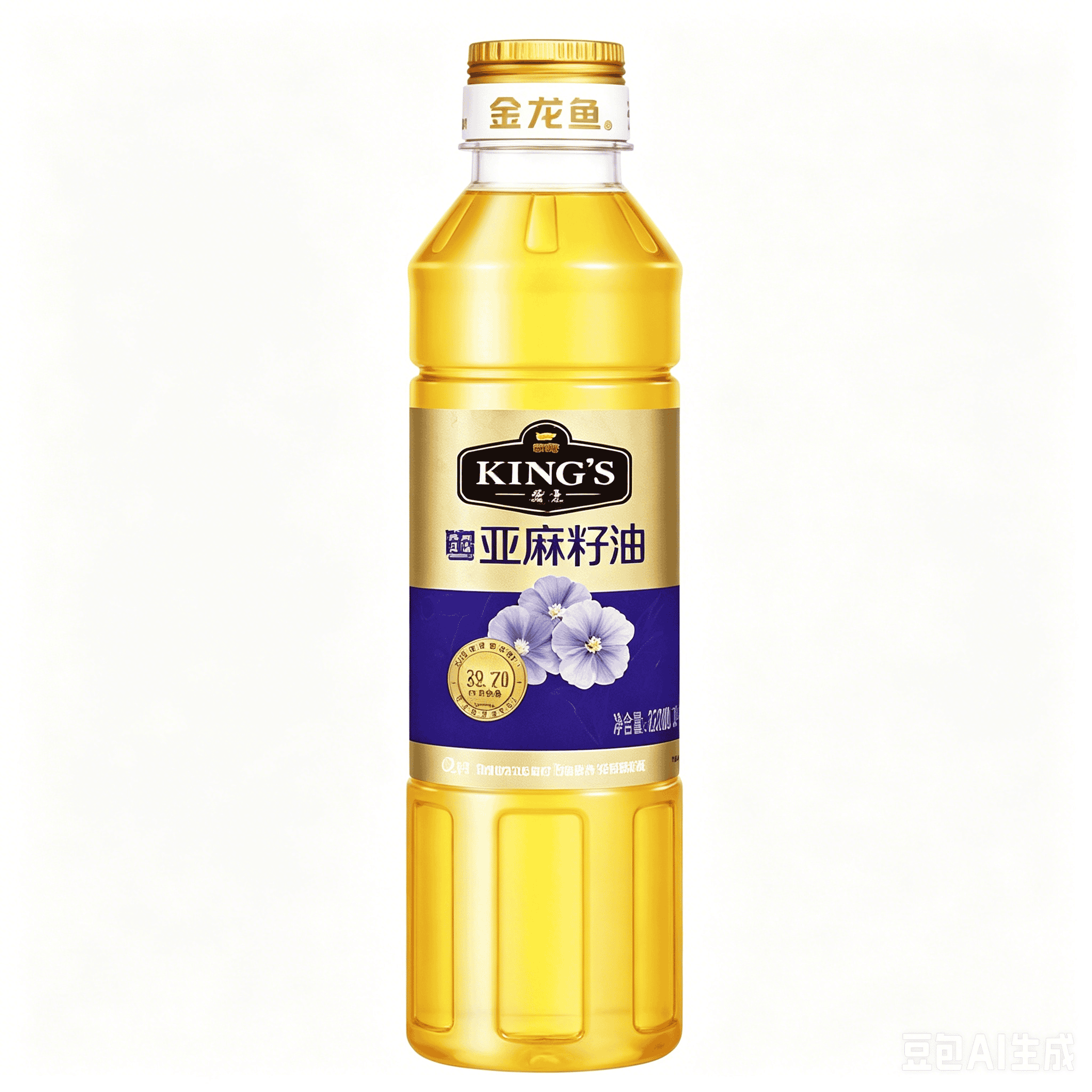 金龙鱼KING'S紫韵东来亚麻籽油400mL