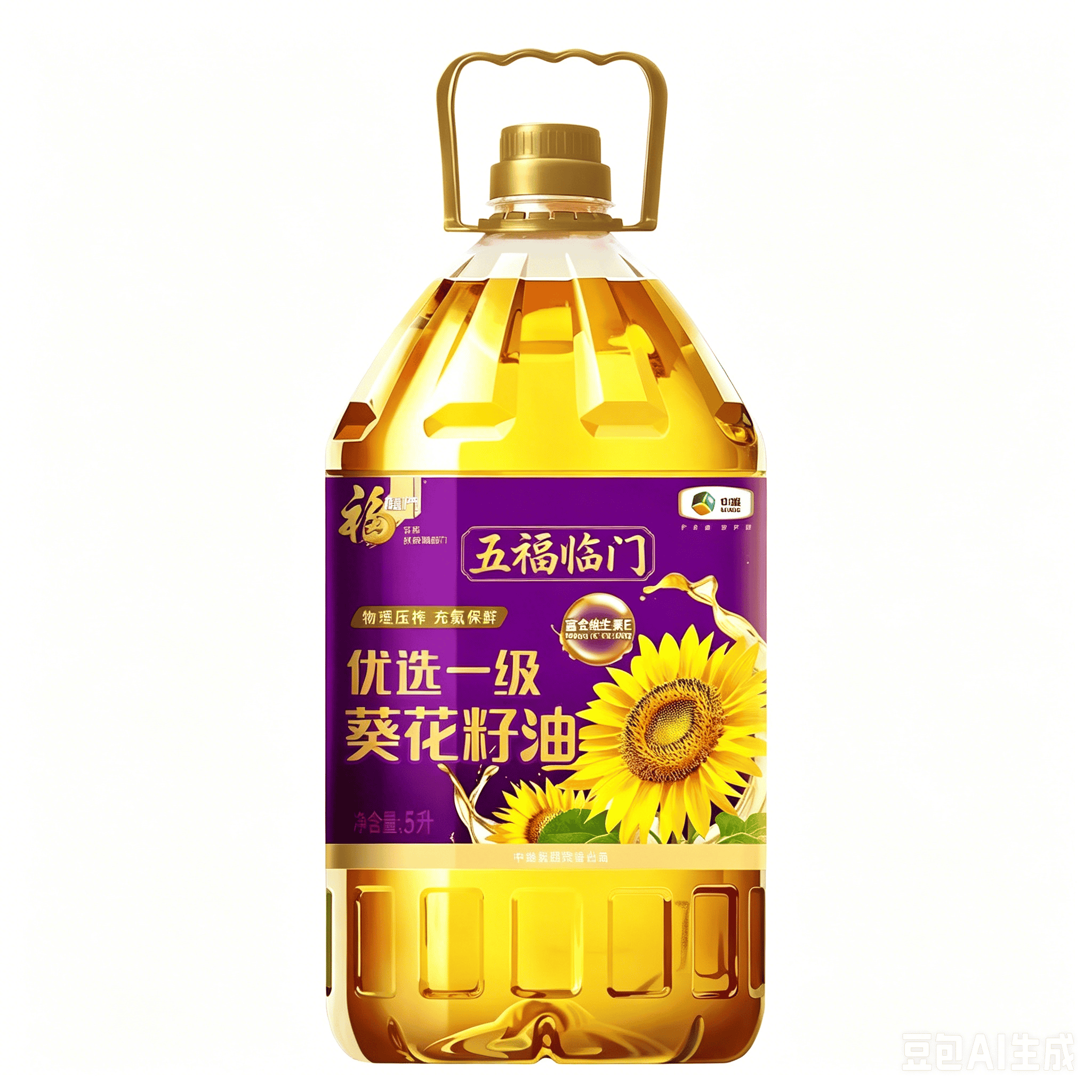 福临门五福临门优选一级葵花籽油5L