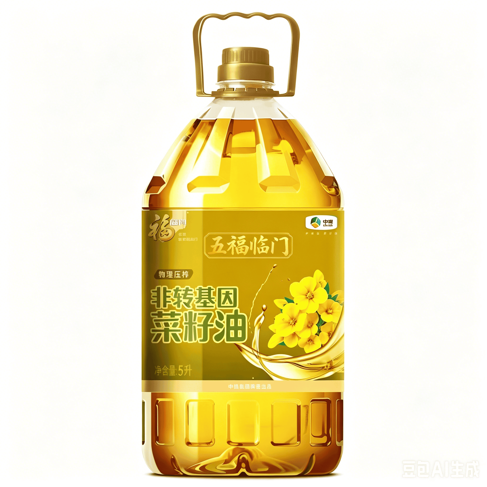 福临门五福临门非转基因菜籽油5L