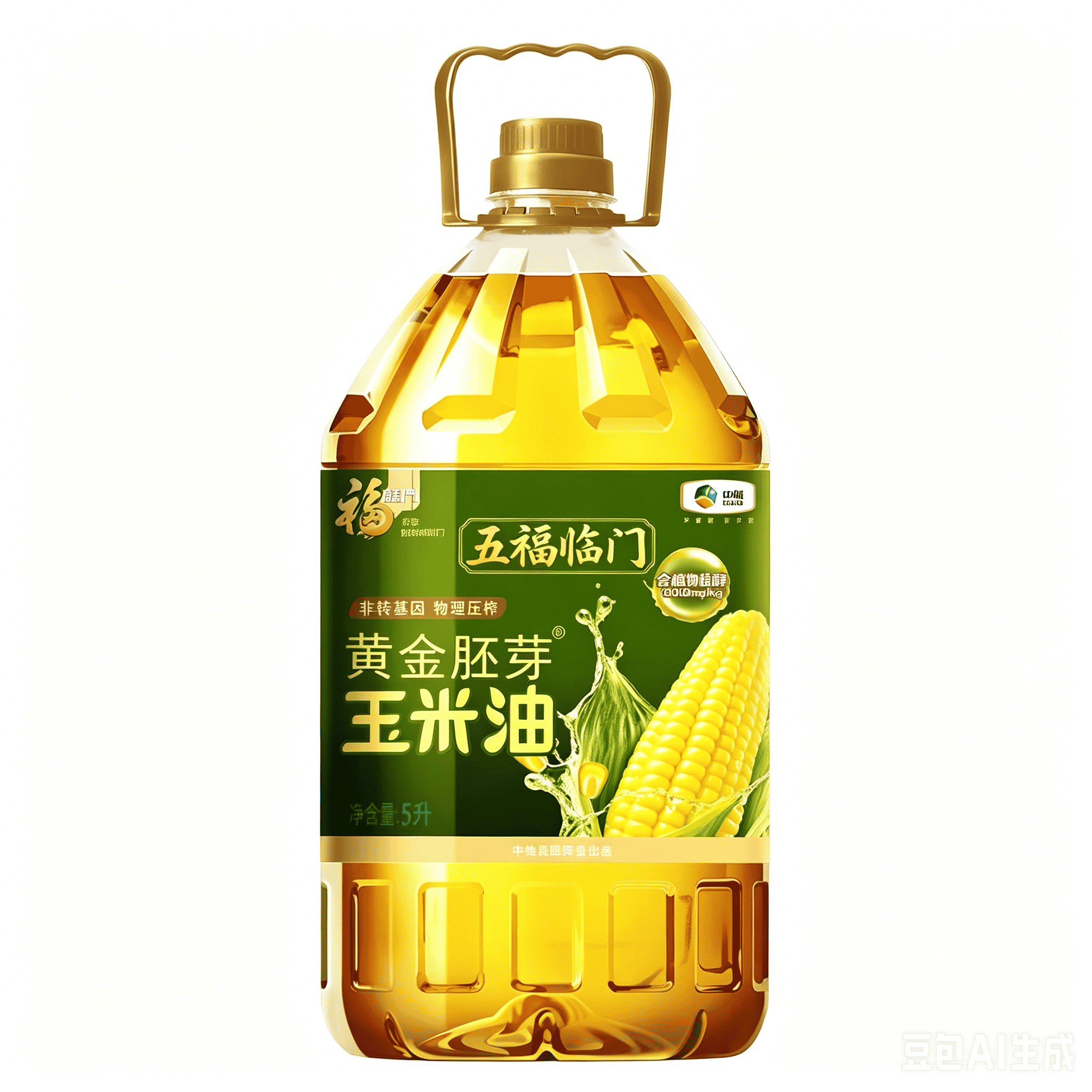 福临门五福临门黄金胚芽玉米油5L