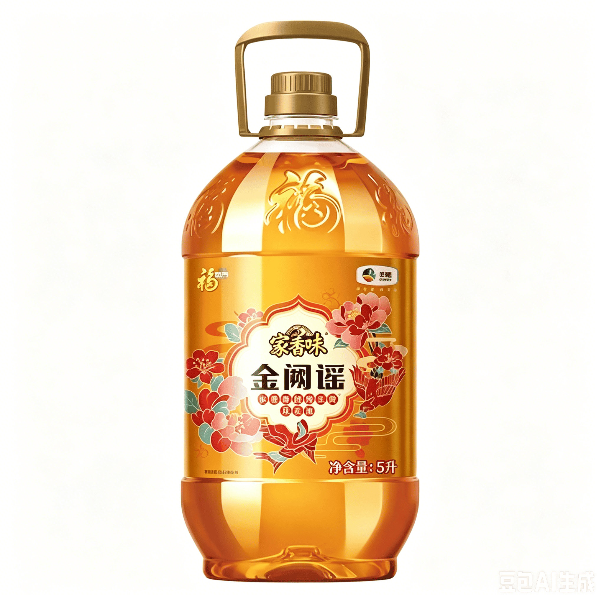 福临门家香味金阙谣传承土榨花生油5L