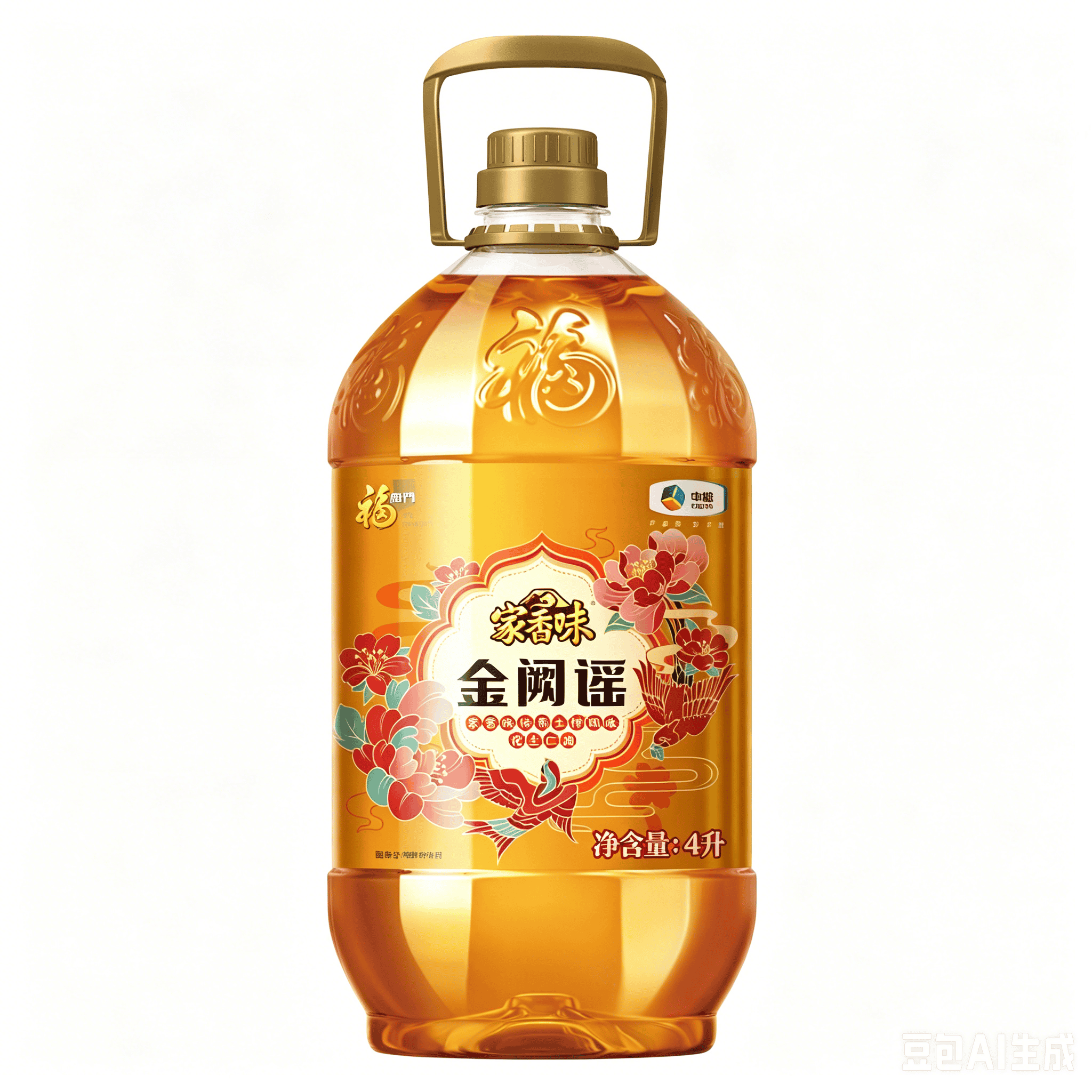 福临门家香味金阙谣传承土榨花生油4L