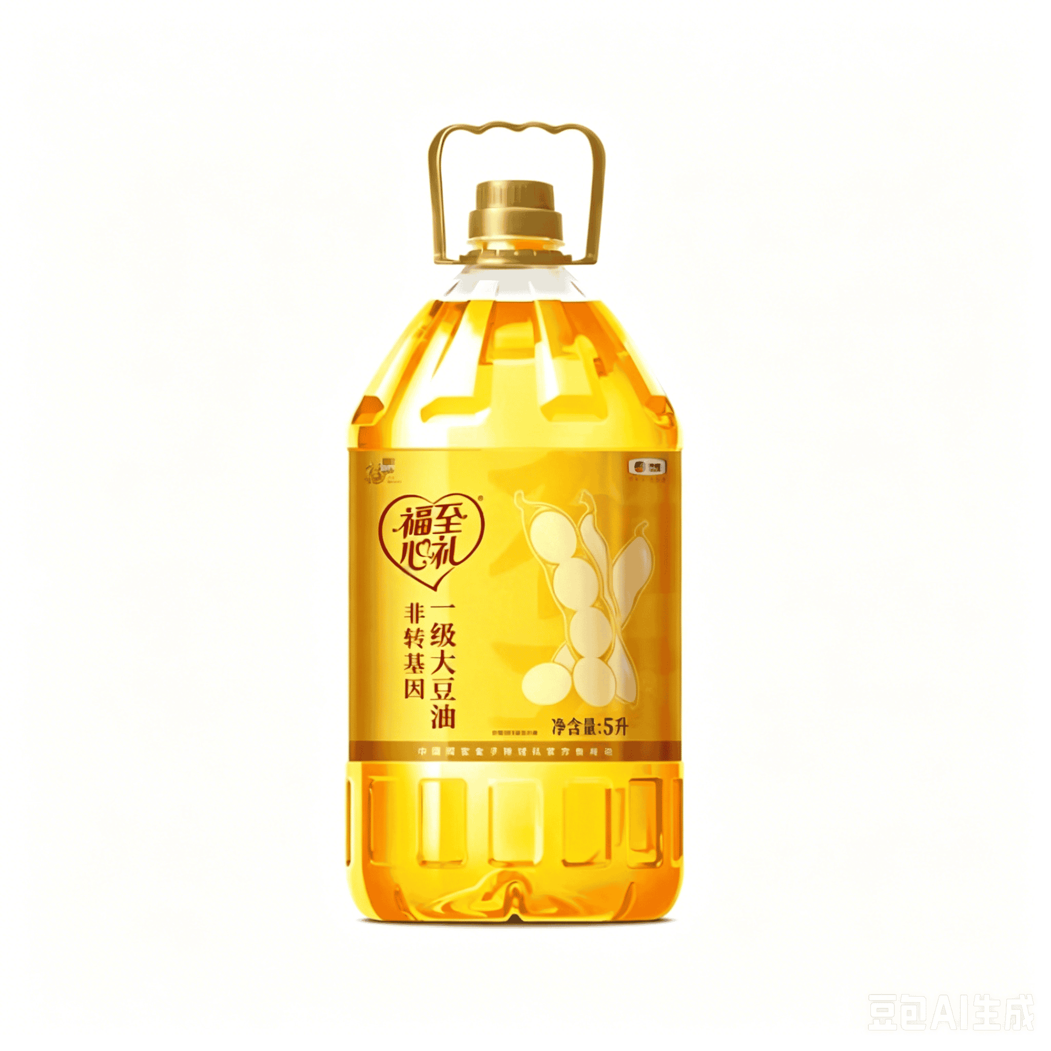 福临门福至心礼非转基因一级大豆油5L