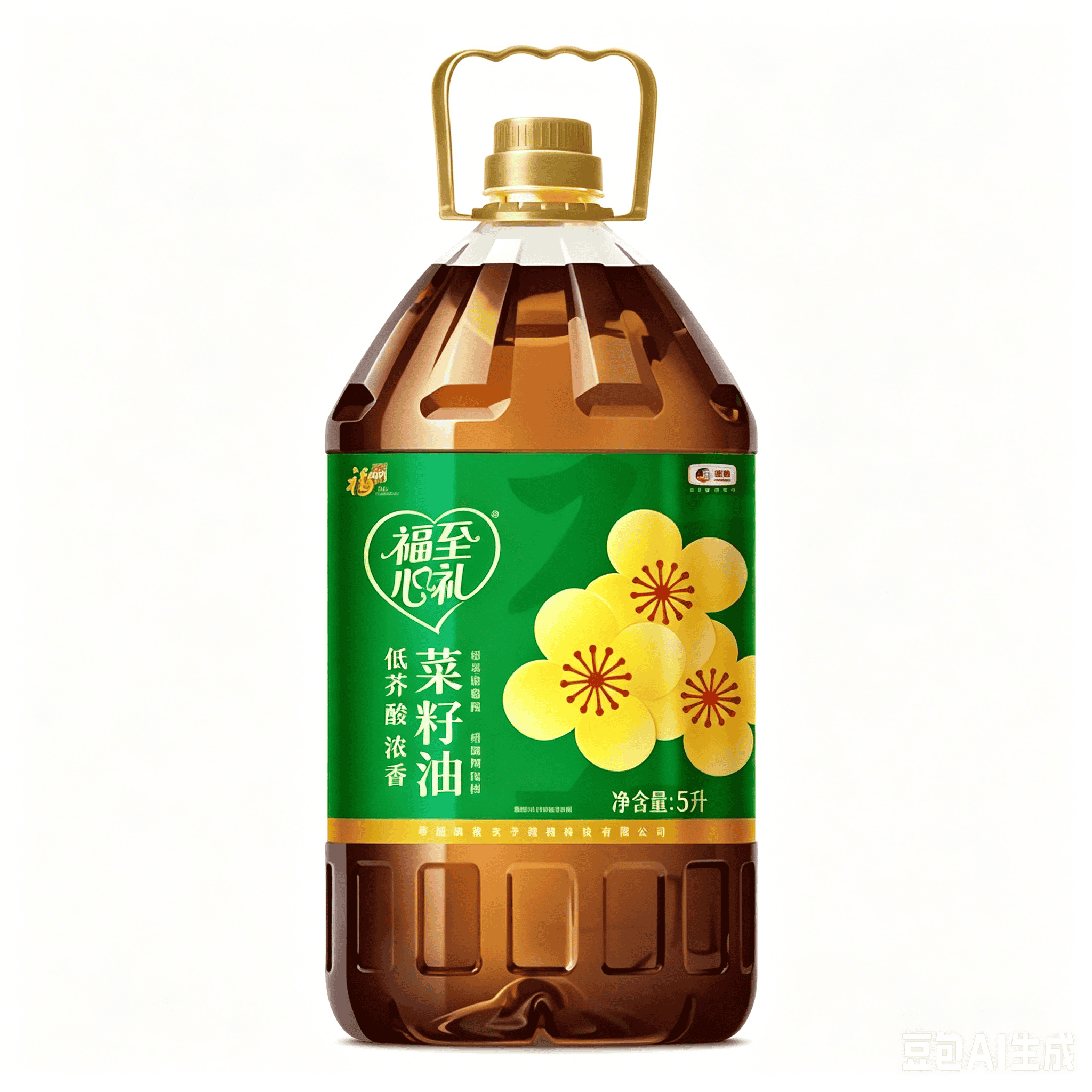 福临门福至心礼浓香菜籽油5L