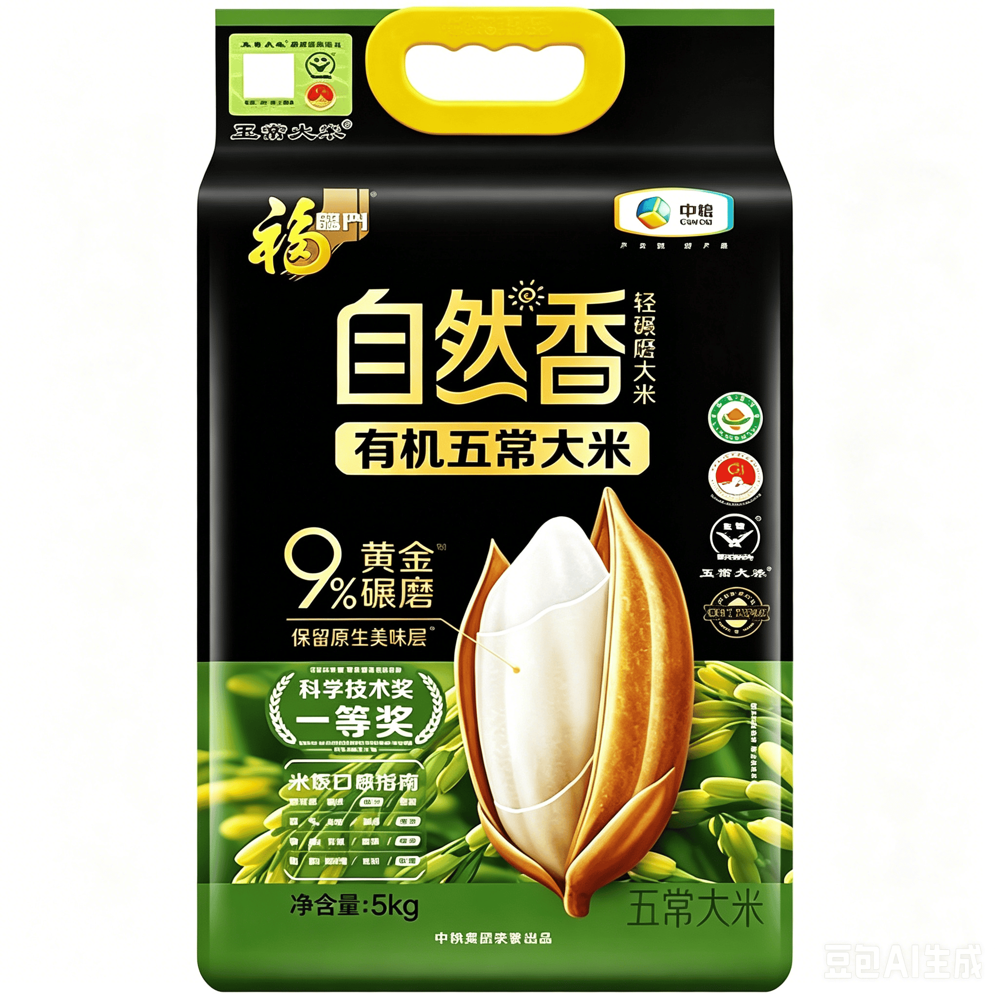福临门自然香有机五常大米5kg