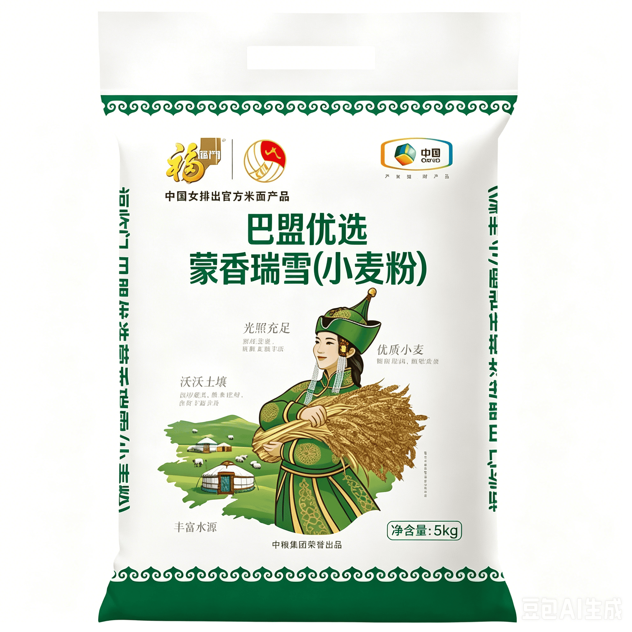 福临门 巴盟蒙香瑞雪小麦粉 5kg