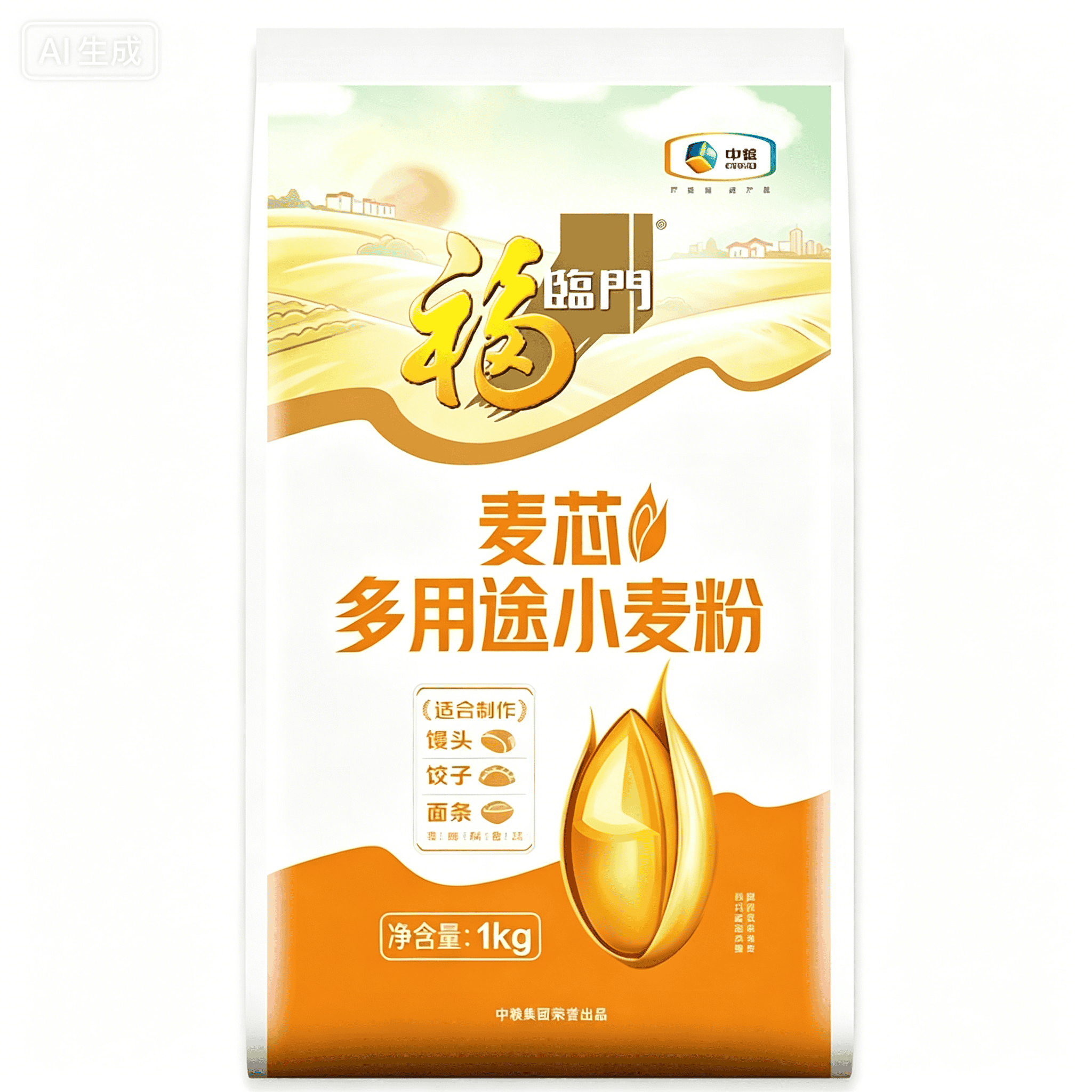 福临门多用途麦芯粉1kg