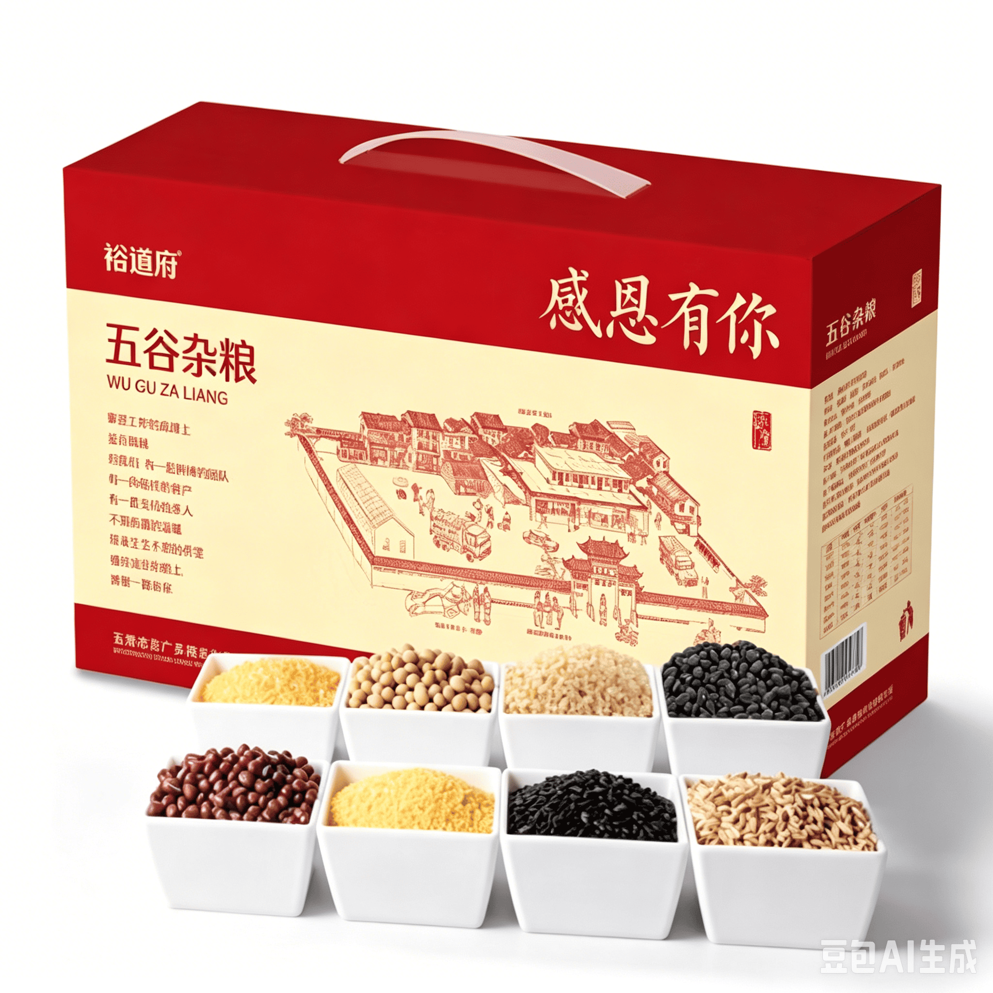 裕道府五谷杂粮礼盒（感恩有你）3.2Kg