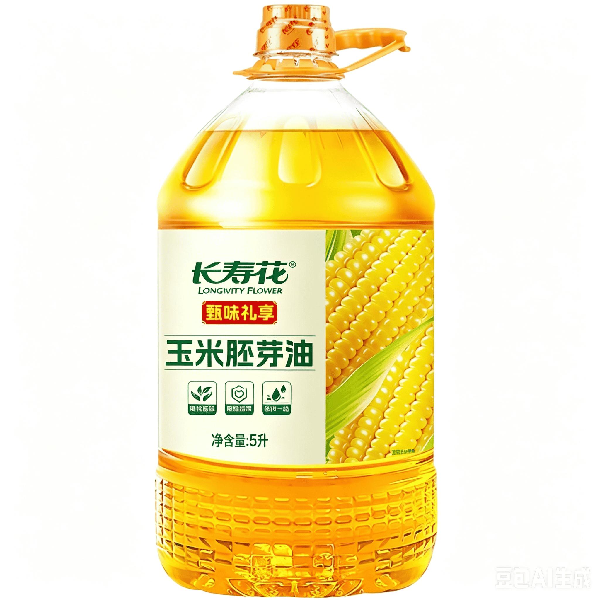 长寿花甄味礼享玉米胚芽油5L