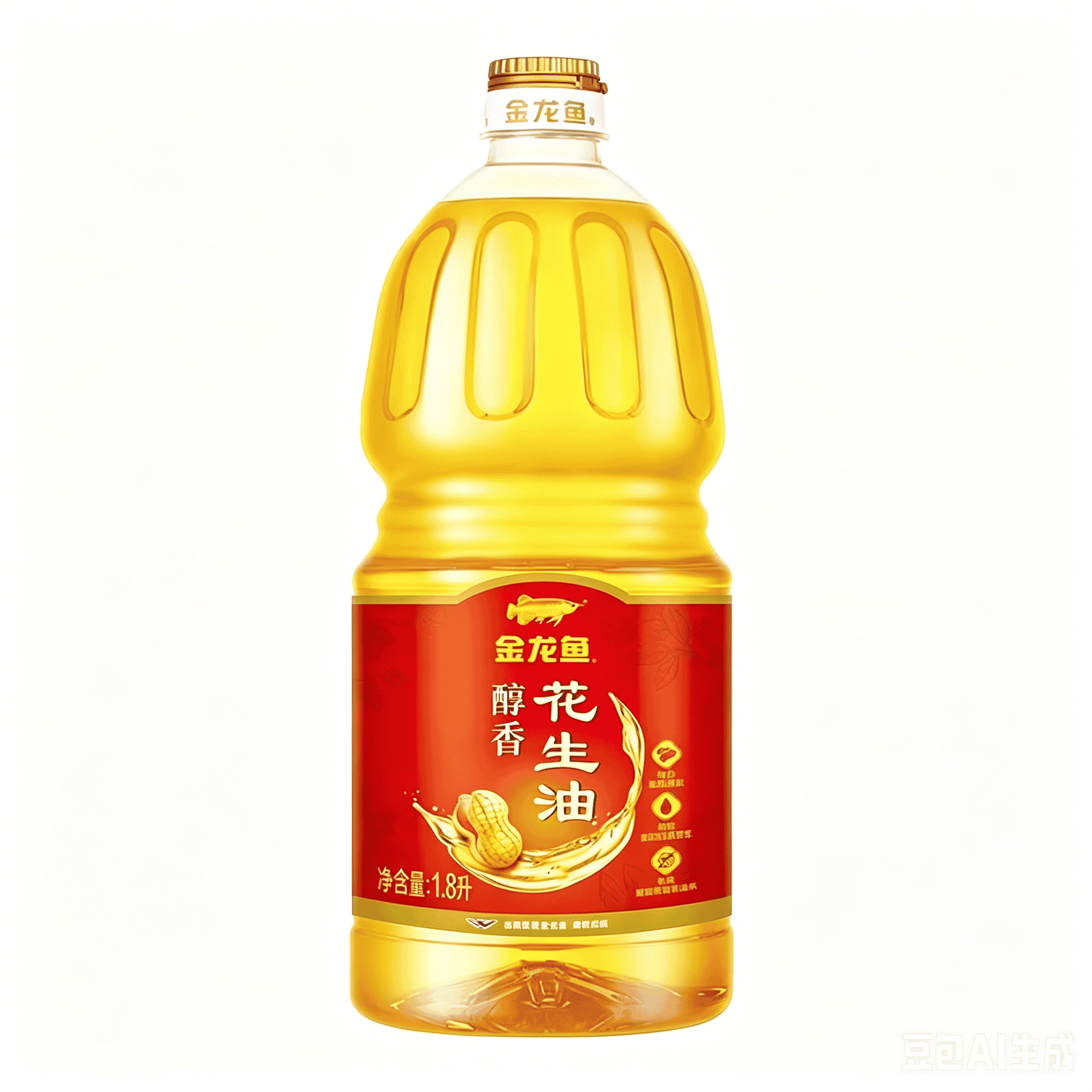 金龙鱼醇香花生油1.8L