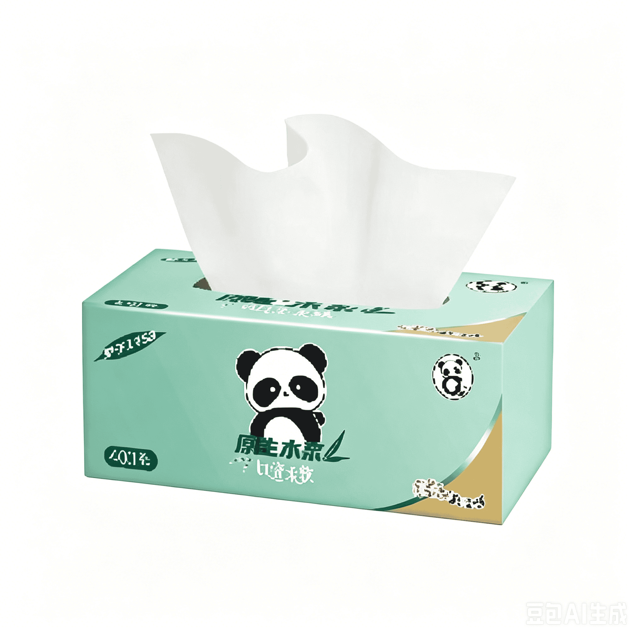 熊猫4层抽纸（硬）