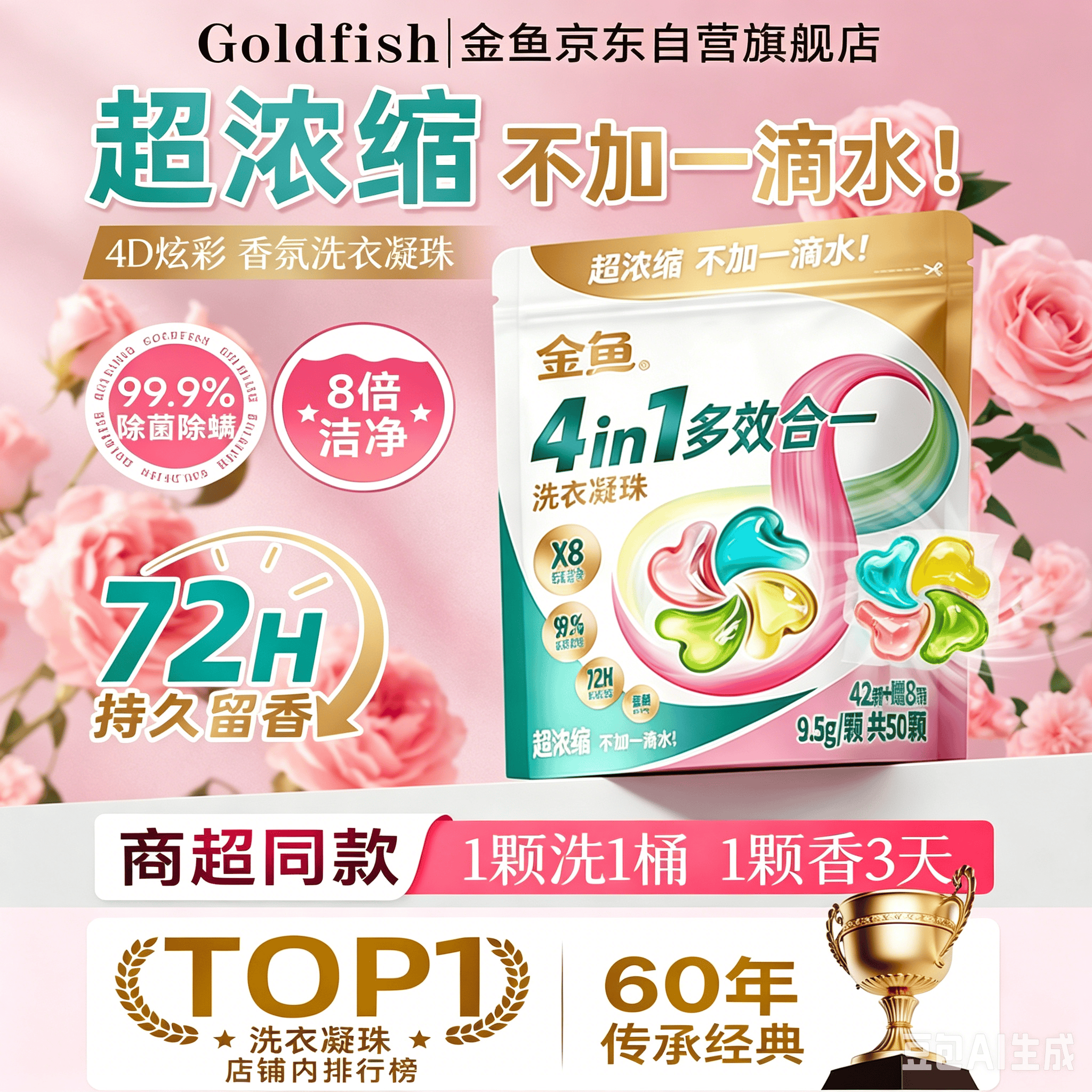 金鱼 4in1洗衣凝珠