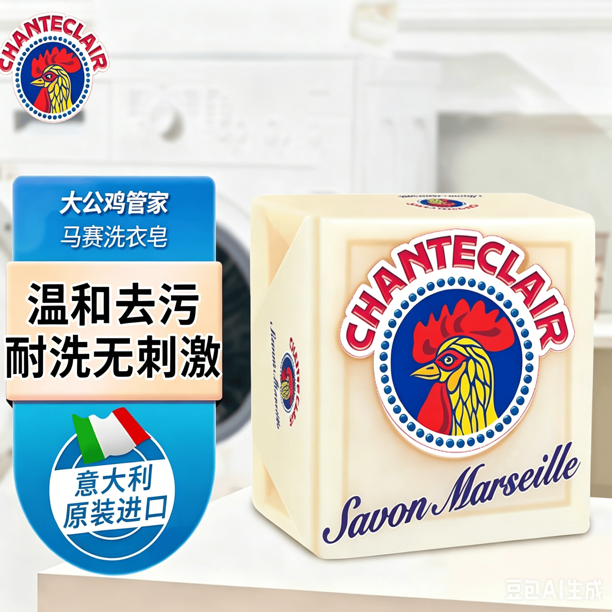 CHANTECLAIR大公鸡管家 马赛洗衣皂 肥皂