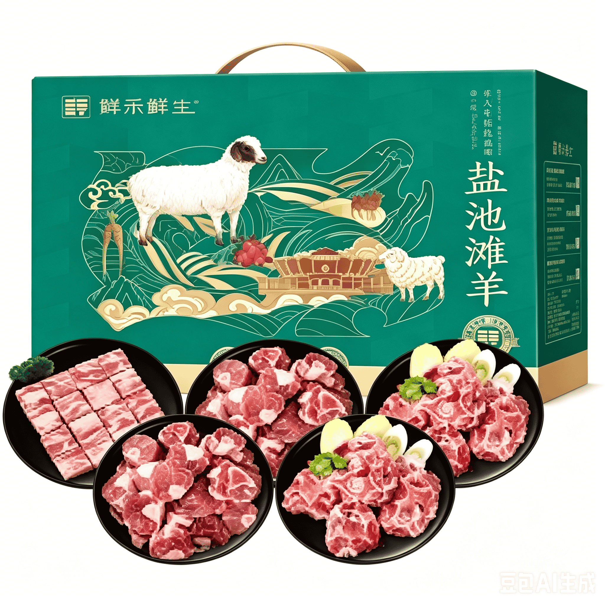 鲜禾鲜盐池滩羊礼盒B款2500g